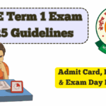CBSE Term 1 Exam 2025 Guidelines – Admit Card, Dress Code & Exam Day Rules