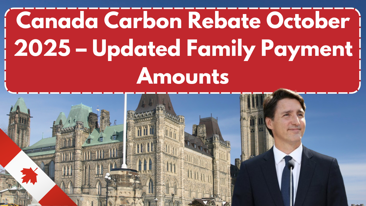 Canada Carbon Rebate October 2025 – Updated Family Payment Amounts