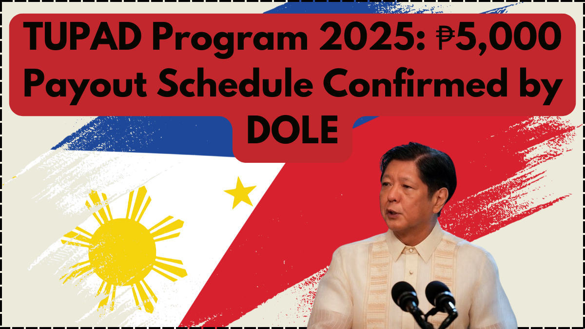 TUPAD Program 2025: ₱5,000 Payout Schedule Confirmed by DOLE