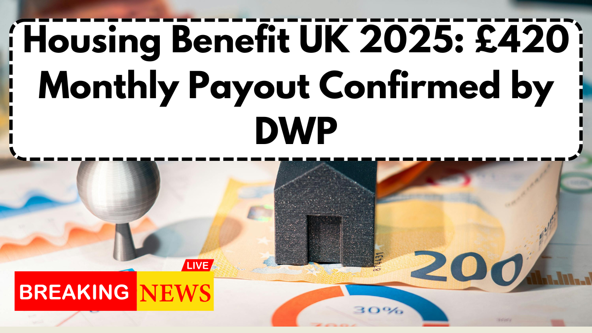 Housing Benefit UK 2025: £420 Monthly Payout Confirmed by DWP