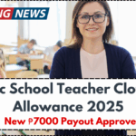 Public School Teacher Clothing Allowance 2025 – New ₱7000 Payout Approved