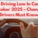 New Driving Law In Canada October 2025 – Changes Drivers Must Know