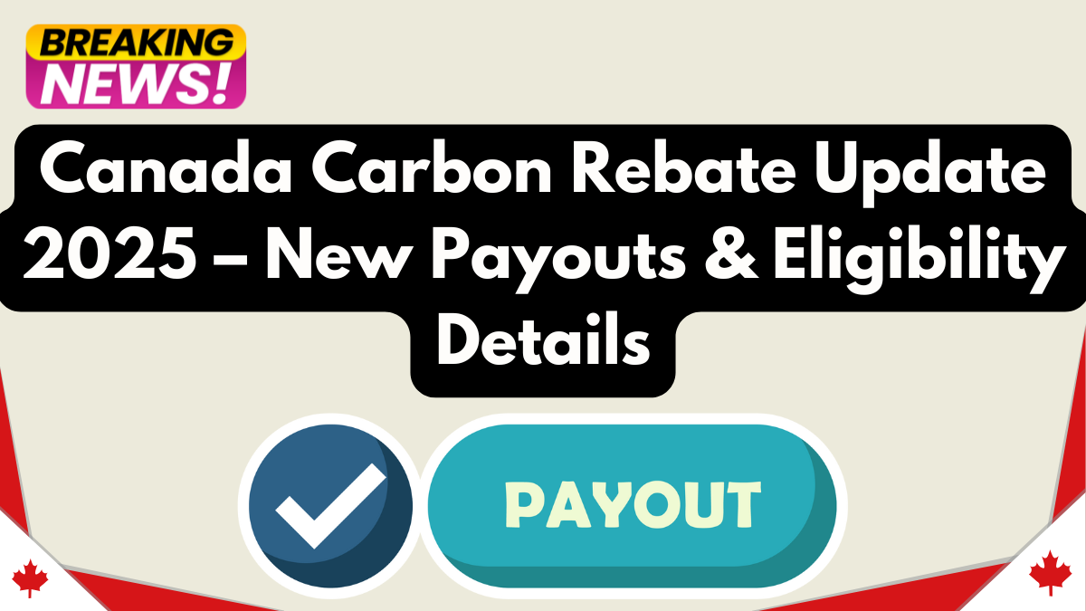 Canada Carbon Rebate Update 2025 – New Payouts & Eligibility Details