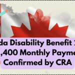 Canada Disability Benefit 2025: $2,400 Monthly Payment Confirmed by CRA