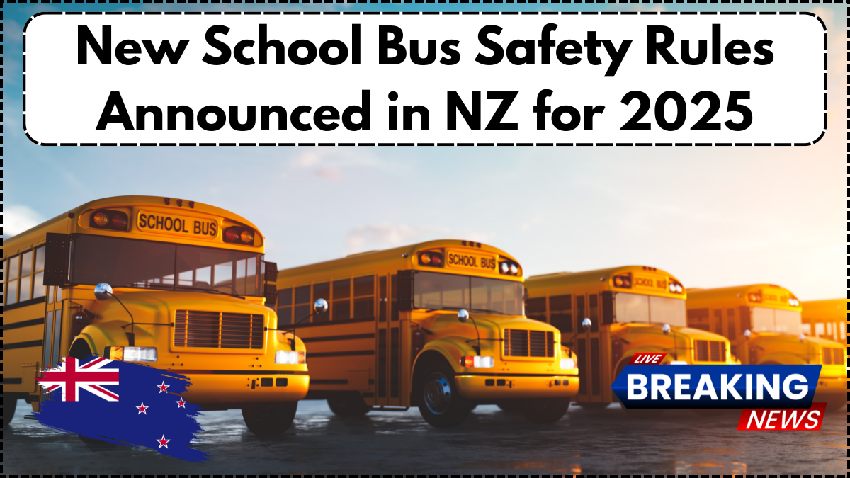 New School Bus Safety Rules Announced in NZ for 2025 – Full Details Here